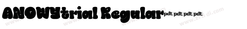 ANOWYtrial Regular字体转换